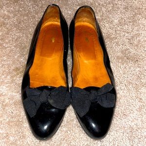 Ralph Lauren vintage bow flats patent leather 7